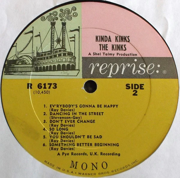 The Kinks - Kinda Kinks (LP, Album, Mono, Pit) (Near Mint (NM or M-)) - Image 4