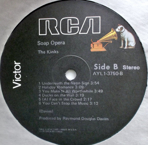 The Kinks - Soap Opera (LP, Album, RE) (Very Good (VG)) - Image 4