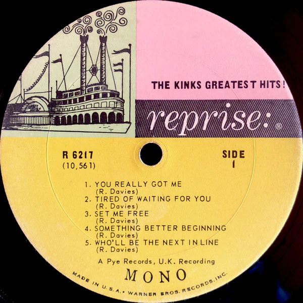 The Kinks - The Kinks Greatest Hits! (LP, Comp, Mono, Ter) (Very Good Plus (VG+)) - Image 3