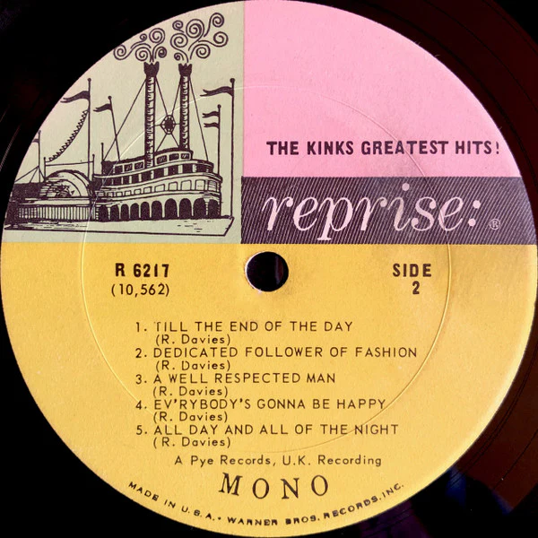 The Kinks - The Kinks Greatest Hits! (LP, Comp, Mono, Ter) (Very Good Plus (VG+)) - Image 4