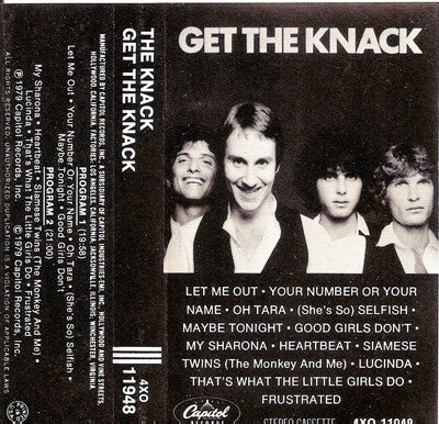 The Knack - Get The Knack (Cass, Album, 99,) (Very Good Plus (VG+))