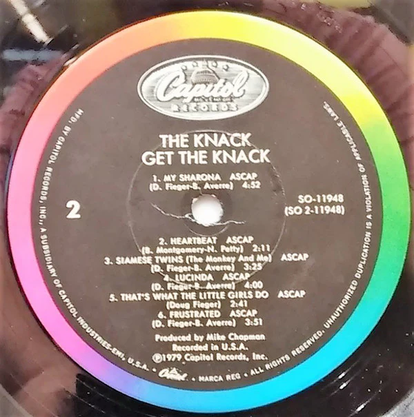 The Knack - Get The Knack (LP, Album, Los) (Very Good Plus (VG+)) - Image 4