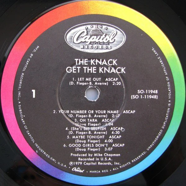 The Knack - Get The Knack (LP, Album, Win) (Very Good (VG)) - Image 3