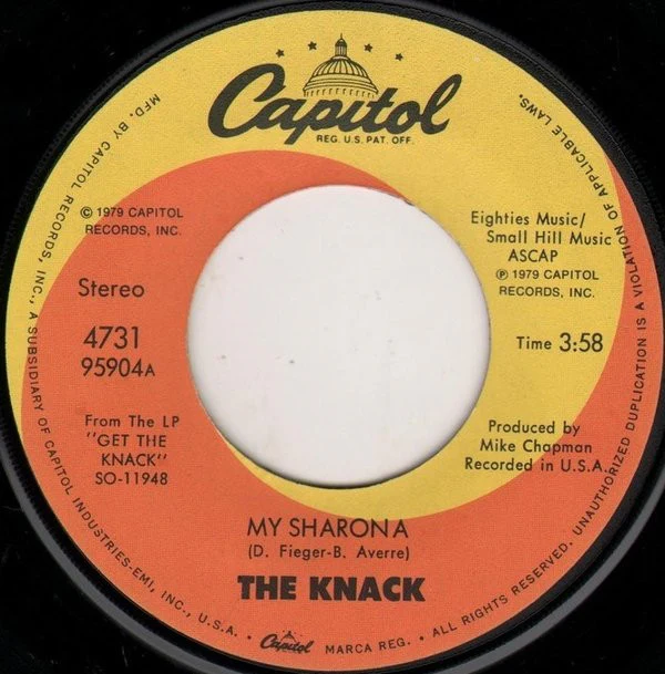 The Knack  - My Sharona (7", Single, Los) (Very Good Plus (VG+)) - Image 2