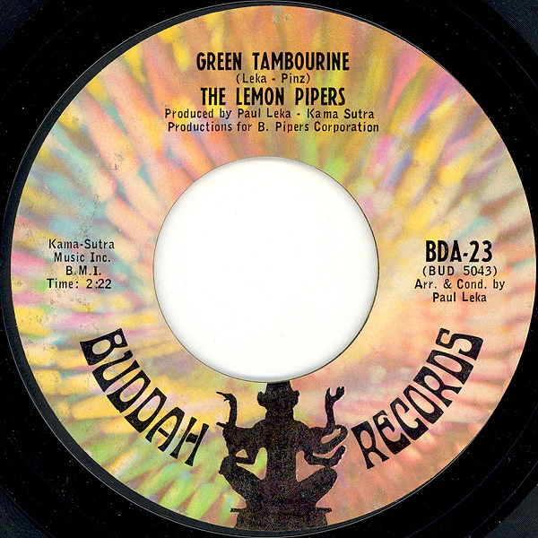 The Lemon Pipers - Green Tambourine (7", Single, Styrene, Pit) (Near Mint (NM or M-))