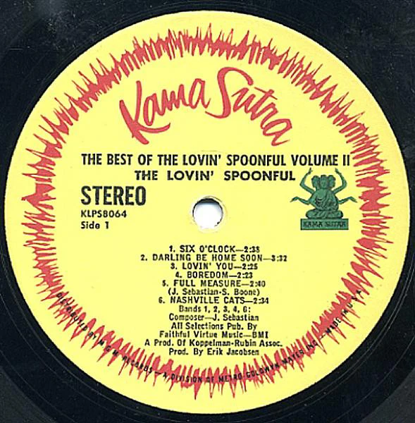 The Lovin' Spoonful - The Best Of The Lovin' Spoonful (Volume Two) (LP, Comp) (Good Plus (G+)) - Image 3