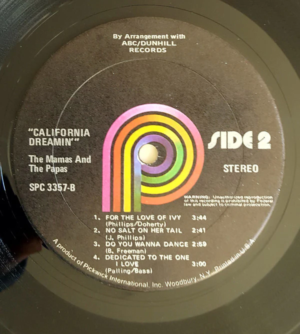 The Mamas & The Papas - California Dreamin' (LP, Comp, RE) (Very Good Plus (VG+)) - Image 4