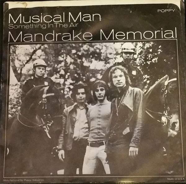 The Mandrake Memorial - Something In The Air / Musical Man (7", Single) (Very Good Plus (VG+)) - Image 3