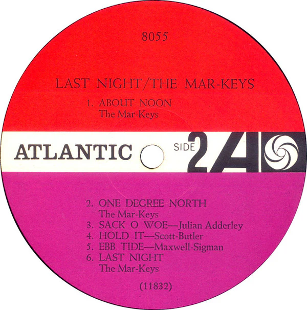 The Mar-Keys - Last Night! (LP, Album, Mono, Whi) (Very Good (VG)) - Image 4