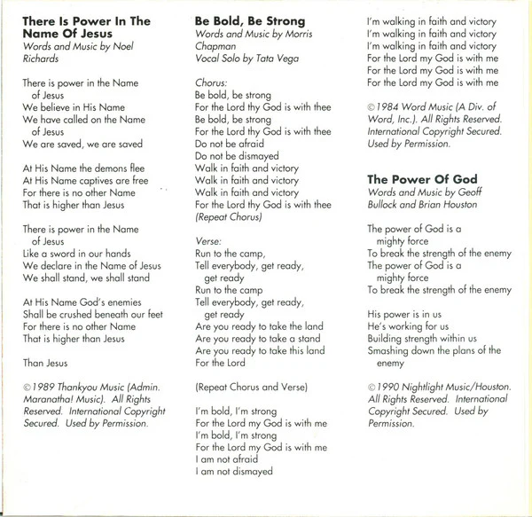 The Maranatha! Singers* - Binding The Strong Man (CD, Album) (Very Good Plus (VG+)) - Image 4