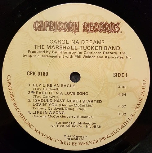 The Marshall Tucker Band - Carolina Dreams (LP, Album, Jac) (Very Good Plus (VG+)) - Image 4