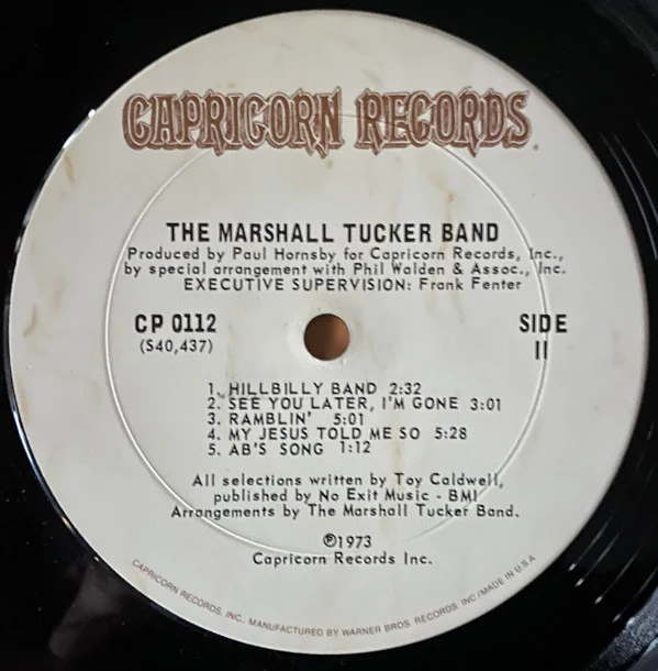 The Marshall Tucker Band - The Marshall Tucker Band (LP, Album, Pit) (Very Good Plus (VG+)) - Image 5