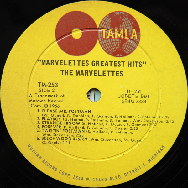 The Marvelettes - Greatest Hits (LP, Comp, Mono, Ind) (Very Good Plus (VG+)) - Image 4