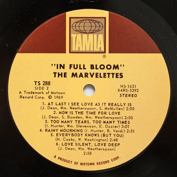 The Marvelettes - In Full Bloom (LP, Album) (Very Good Plus (VG+)) - Image 4