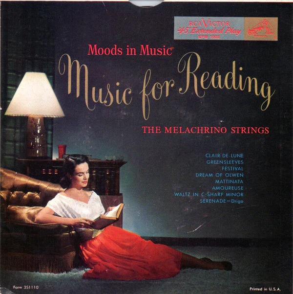 The Melachrino Strings - Music For Reading (2x7", Album, EP, Gat) (Very Good Plus (VG+))