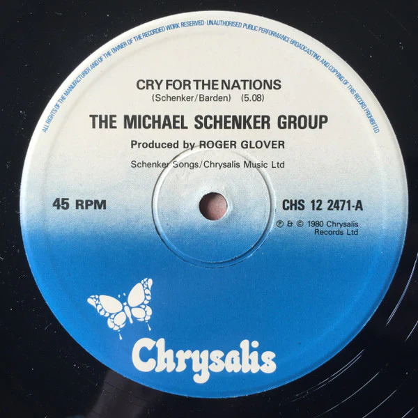 The Michael Schenker Group - Cry For The Nations (12") (Very Good Plus (VG+)) - Image 3