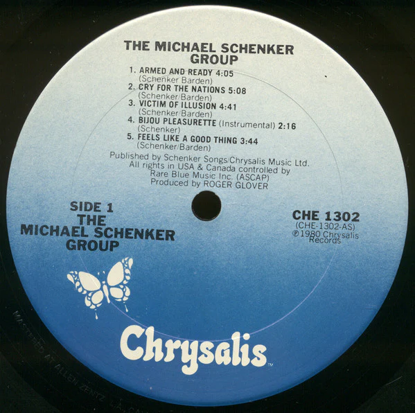 The Michael Schenker Group - The Michael Schenker Group (LP, Album, San) (Very Good Plus (VG+)) - Image 3