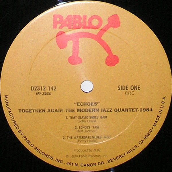 The Modern Jazz Quartet - Echoes (LP, Album, Club, CRC) (Very Good Plus (VG+)) - Image 2