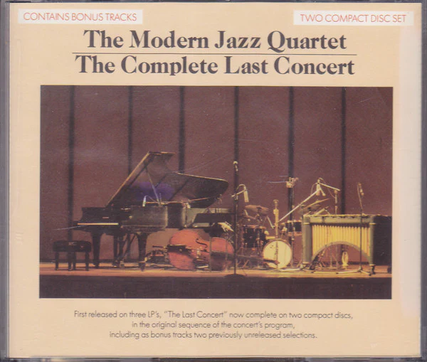 The Modern Jazz Quartet - The Complete Last Concert (2xCD, Album) (Very Good Plus (VG+)) - Image 2
