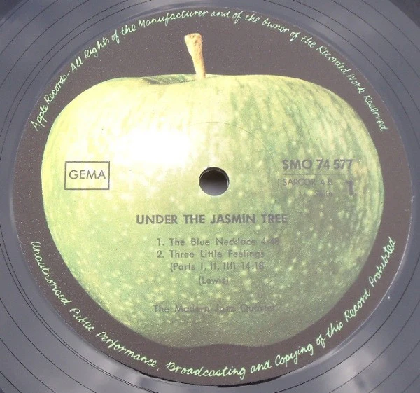 The Modern Jazz Quartet - Under The Jasmin Tree (LP, Album) (Very Good (VG)) - Image 3