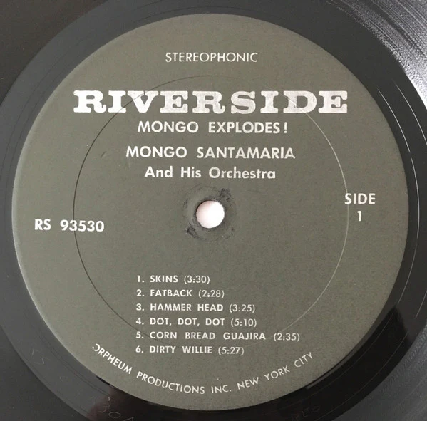The Mongo Santamaria Orchestra Featuring Nat Adderley And Jimmy Cobb - Mongo Explodes (LP) (Mint (M)) - Image 3
