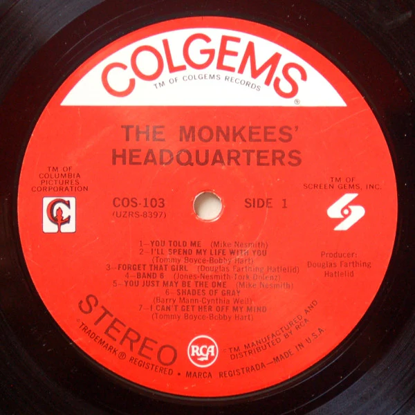 The Monkees - Headquarters (LP, Album, MGM) (Very Good (VG)) - Image 3