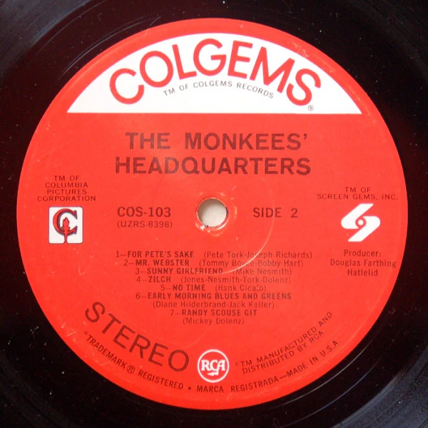 The Monkees - Headquarters (LP, Album, MGM) (Very Good (VG)) - Image 4