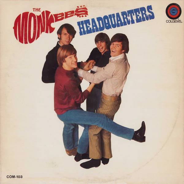 The Monkees - Headquarters (LP, Album, Mono, Hol) (Good Plus (G+))