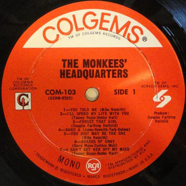 The Monkees - Headquarters (LP, Album, Mono, Hol) (Very Good (VG)) - Image 3