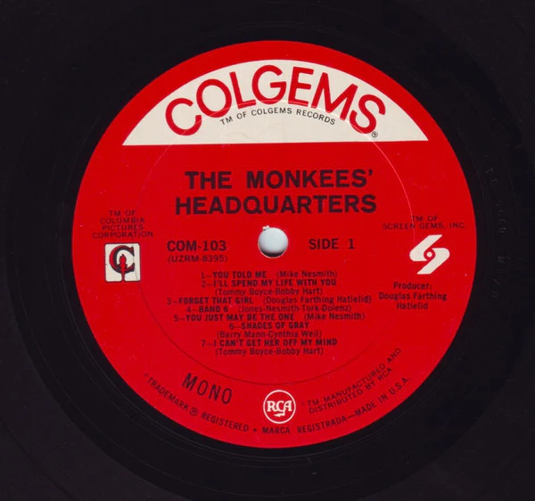 The Monkees - Headquarters (LP, Album, Mono, RE, 7 () (Very Good (VG)) - Image 3