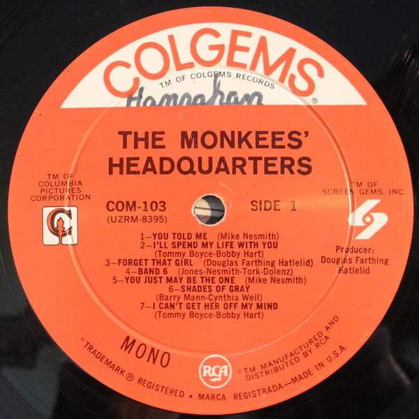 The Monkees - Headquarters (LP, Album, Mono, Roc) (Very Good Plus (VG+)) - Image 3