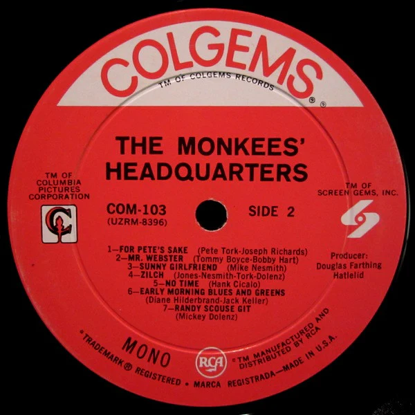 The Monkees - Headquarters (LP, Album, Mono, Roc) (Very Good (VG)) - Image 4