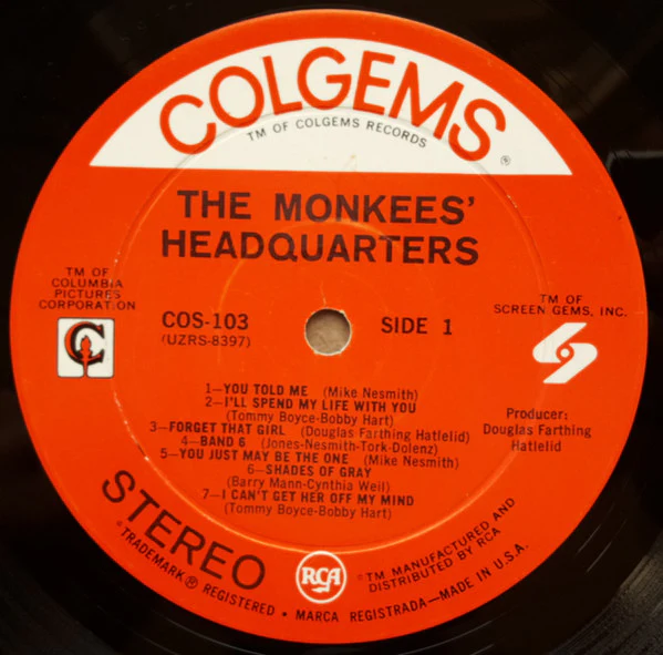 The Monkees - Headquarters (LP, Album, Roc) (Very Good (VG)) - Image 3