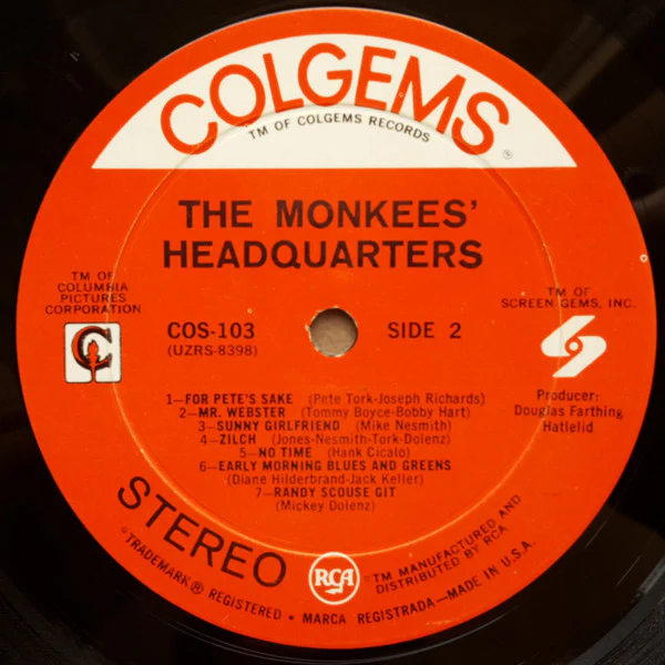 The Monkees - Headquarters (LP, Album, Roc) (Very Good (VG)) - Image 4