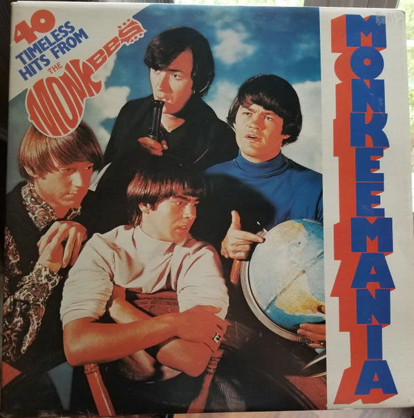 The Monkees - Monkeemania (2xLP, Comp) (Near Mint (NM or M-))