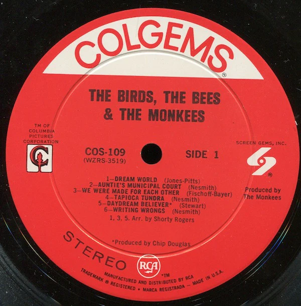 The Monkees - The Birds, The Bees & The Monkees (LP, Album, Roc) (Very Good Plus (VG+)) - Image 3