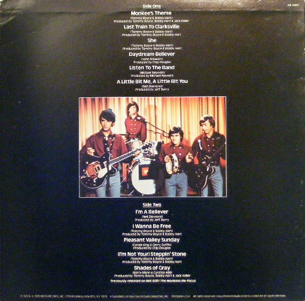 The Monkees - The Monkees Greatest Hits (LP, Comp, RE) (Very Good Plus (VG+)) - Image 2