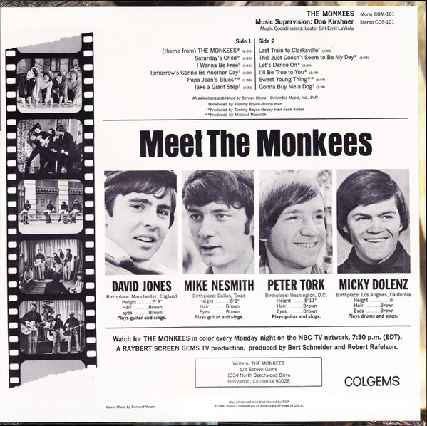 The Monkees - The Monkees (LP, Album, Mono, M/Print, Hol) (Good (G)) - Image 2
