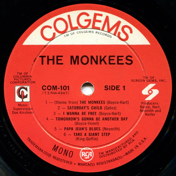 The Monkees - The Monkees (LP, Album, Mono, M/Print, Hol) (Good Plus (G+)) - Image 3