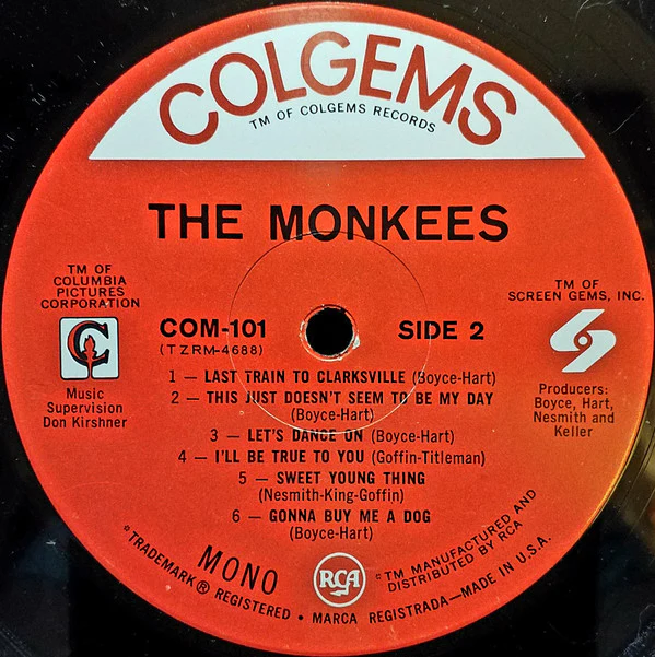 The Monkees - The Monkees (LP, Album, Mono, RE, Roc) (Good Plus (G+)) - Image 4