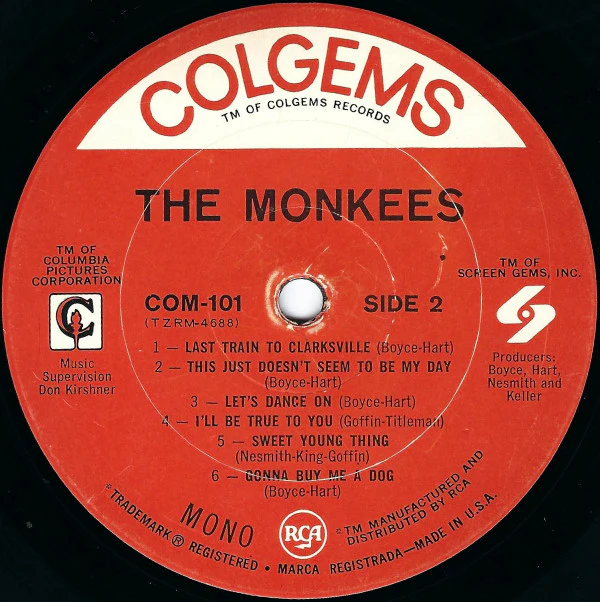 The Monkees - The Monkees (LP, Album, Mono, RP, MGM) (Very Good Plus (VG+)) - Image 4
