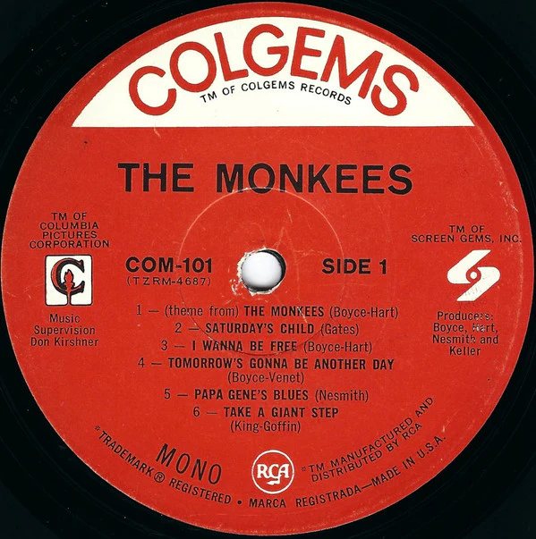 The Monkees - The Monkees (LP, Album, Mono, RP, MGM) (Very Good (VG)) - Image 3