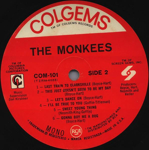 The Monkees - The Monkees (LP, Album, Mono, RP) (Very Good Plus (VG+)) - Image 4