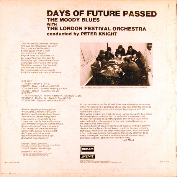 The Moody Blues - Days Of Future Passed (LP, Album, PH ) (Very Good Plus (VG+)) - Image 2
