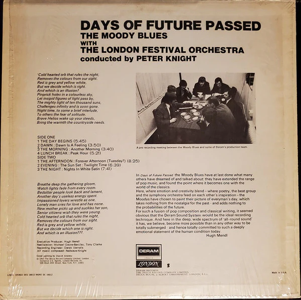The Moody Blues - Days of Future Passed (LP, Album, Ter) (Very Good Plus (VG+)) - Image 2