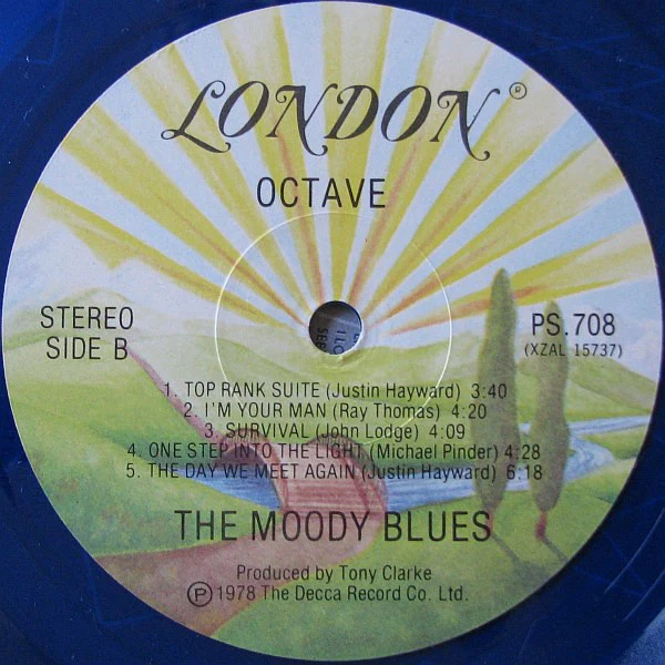 The Moody Blues - Octave (LP, Album, Ltd, Blu) (Very Good Plus (VG+)) - Image 5