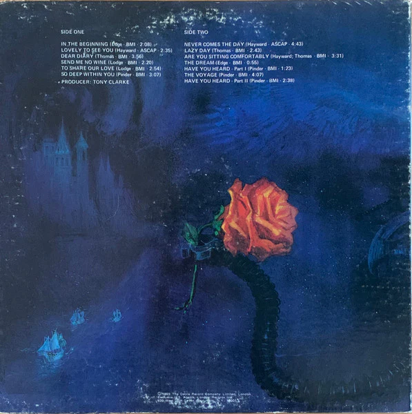 The Moody Blues - On The Threshold Of A Dream (LP, Album, ARP) (Very Good Plus (VG+)) - Image 2