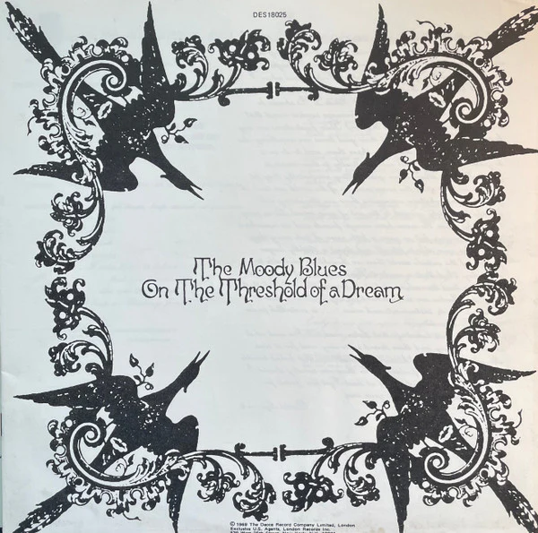 The Moody Blues - On The Threshold Of A Dream (LP, Album, Pit) (Very Good Plus (VG+)) - Image 4