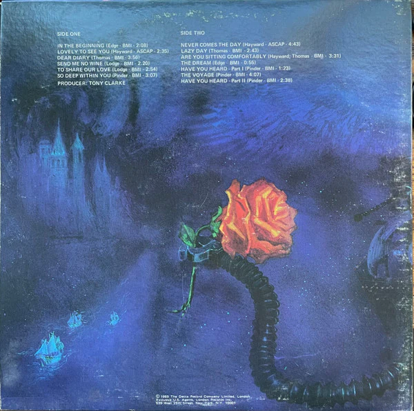 The Moody Blues - On The Threshold Of A Dream (LP, Album, Pit) (Very Good Plus (VG+)) - Image 2