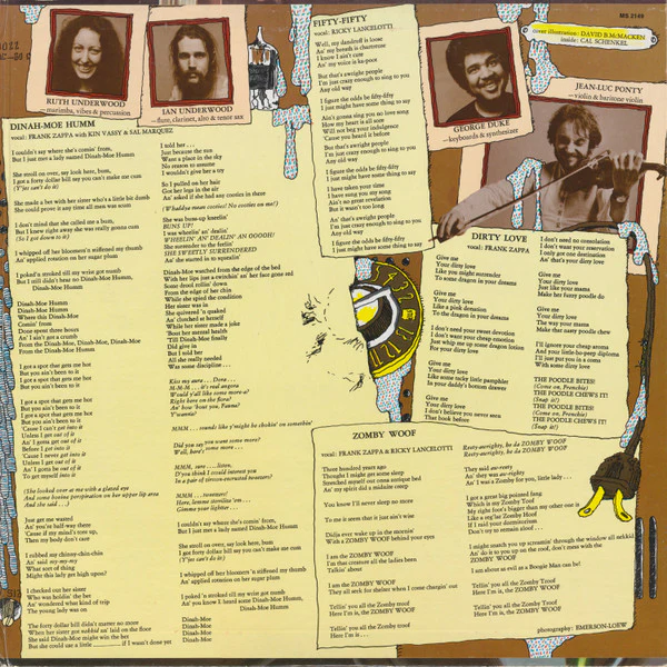 The Mothers - Over-Nite Sensation (LP, Album, Jac) (Very Good Plus (VG+)) - Image 3